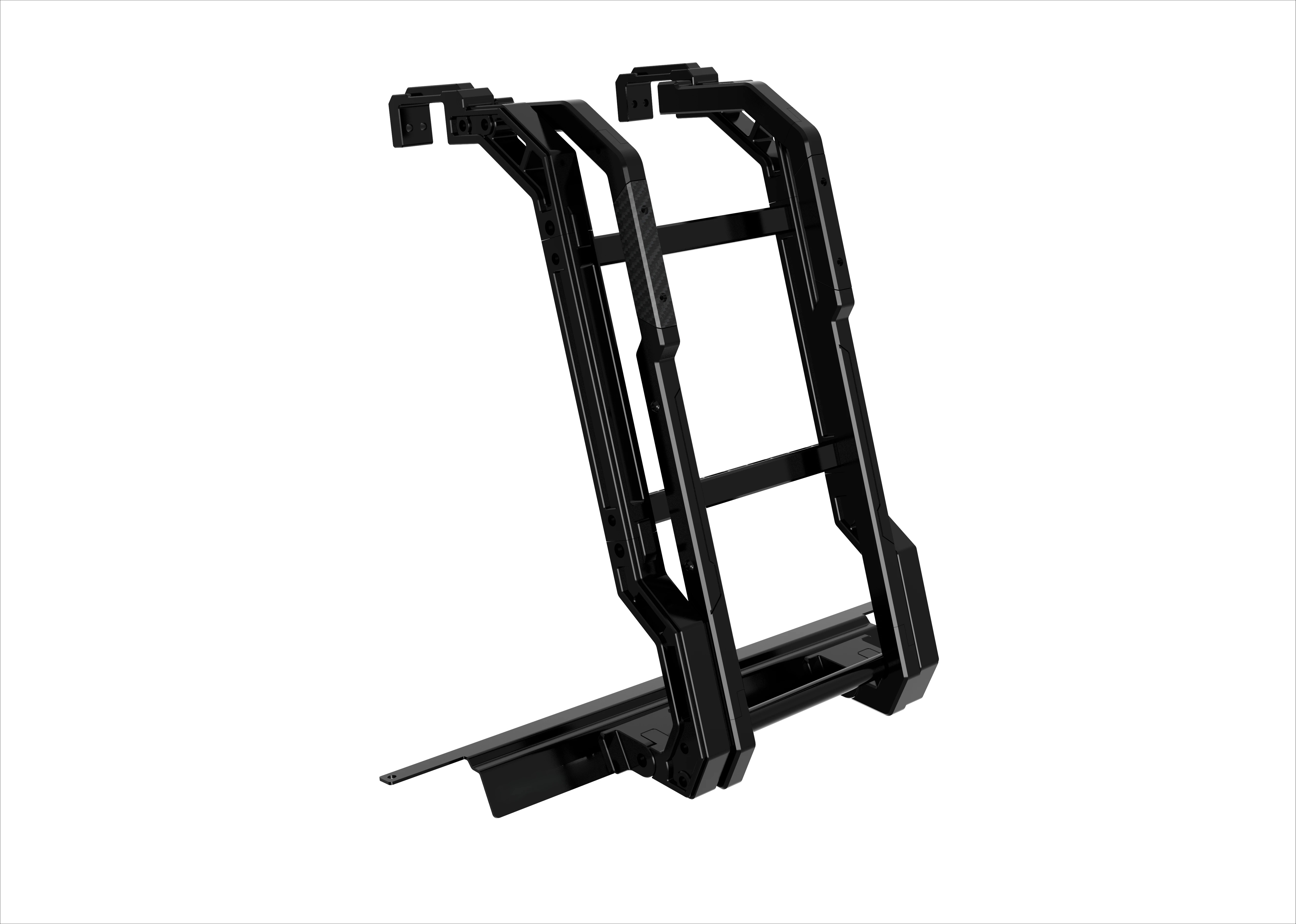Raptor Offroad Sports SUV Side Access Aluminum Exterior Accessory Luxury Design Luggage Rack Ladder